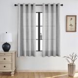 Merkloos Blauwe Grommet Gordijnen Set van 2, 140W x 210H cm
