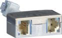 BTR NETCOM pnp 2 RJ-45 2x RJ-45 Zilver