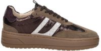 SUB55 Sneakers Laag - Donkerbruin - Maat 41