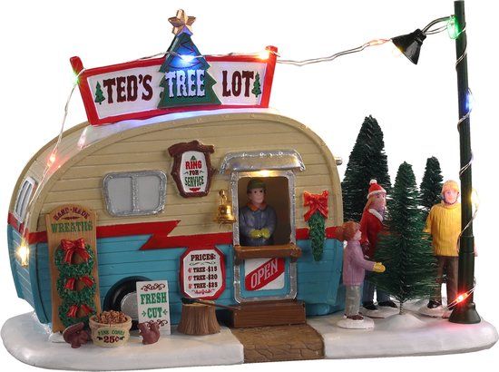 Lemax 'Ted's Tree Lot' Verlichte Figuur