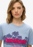 Superdry - Gestreept Outdoor T-shirt met relaxte pasvorm - Dames - T-shirts