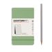 LEUCHTTURM1917 364428 Pocket notitieblok (A6), hardcover, 184 genummerde pagina's, gelinieerd, salie