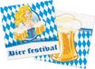 Folat - Servetten - Oktober bier festival bierpullen - 33 x 33 cm - 20 stuks