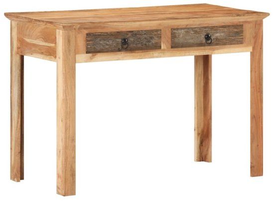 vidaXL Bureau 110x50x75 cm massief gerecycled hout