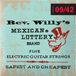Rwn0942 Rev. Willy's Lottery/DUNLOP/ELECTRIC STRINGS/MEDIUM LIGHT !9-11-16-24-32-42