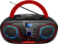 Silva Schneider MPC 19.4 USB Radio/CD-speler VHF (FM) AUX, CD, USB Zwart, Rood