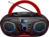 Silva Schneider MPC 19.4 USB Radio/CD-speler VHF (FM) AUX, CD, USB Zwart, Rood