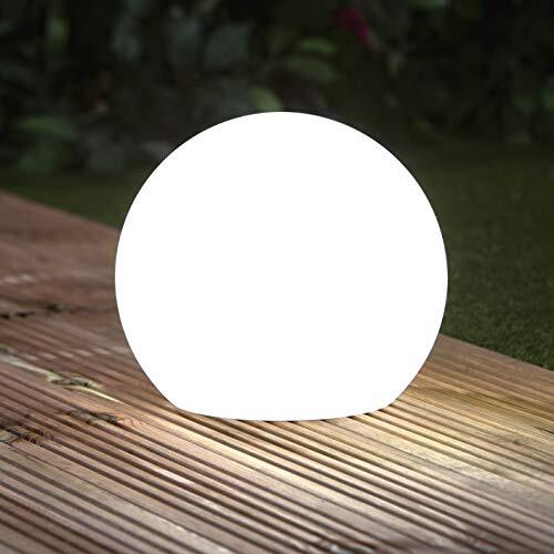 Easymaxx Solar Deco Bal | 30 cm LED Tuinverlichting met Kleurverandering | Moderne Padverlichting | Weerbestendig + Afstandsbediening