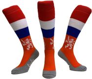 Hingly Nederland met leeuw Lange sportsokken, hockeysokken, voetbalsokken Maat 31-35