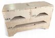 Sklejkowo Set van 4 houten steps - 2 x 33 x 28 x 15 cm en 2 x 66 x 28 x 15 cm, functionele training