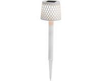 Nouveau Jardin Gretita Lampe solaire de sol, set de 4 blanc