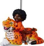 Kurt S. Adler Kunststof Kerstbal - Disney Antonio & Jaguar 7cm Multi 1 Stuks