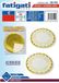 FATIGATI SRL L.Snoepdienblad + centrum rond 2 stuks 28 cm, zoals afgebeeld