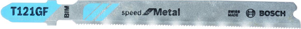 Bosch T 121 GF Speed for Metal - Decoupeerzaagblad - 3 stuks