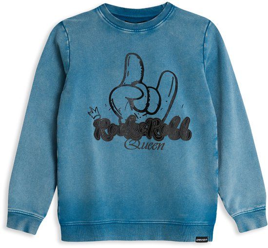 4PRESIDENT Sweater meisjes - Blue - Maat 140