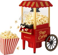 Beper BT.651Y Popcorn Machine - Red - 1200W - 3 Minute Preparation