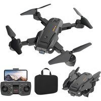 SZSMART Q6 Drone met Dual Camera 4K Hd Quadcopter Opvouwbaar 3 Batterijen Levensduur batterij: 15 Min Zwart