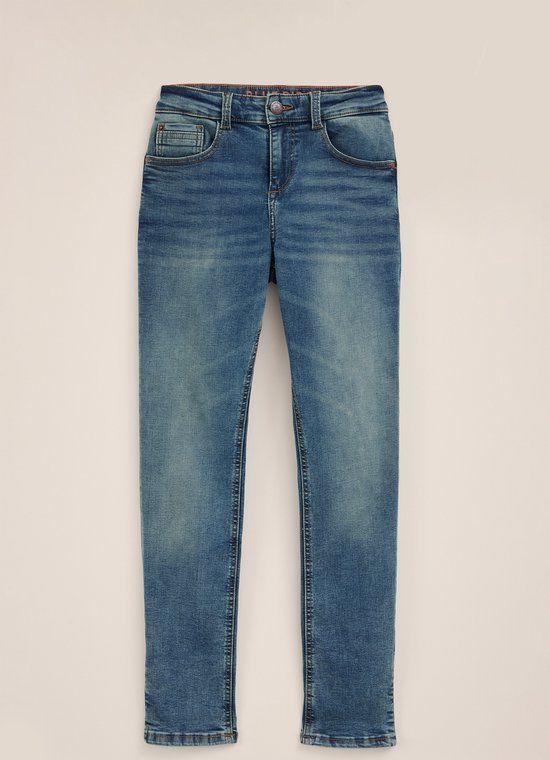 WE Fashion Jongens jeans regular fit met stretch