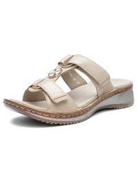 Ara - 1229003 HAWAII 2.0 - Dames slippers - Wit/beige - Maat 40