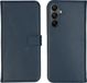 Selencia Echt Lederen Bookcase Hoesje voor Samsung Galaxy A15 (5G/4G) - Blauw
