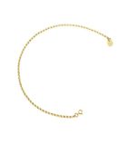 Sold Gold Solid Gold Basis Ketting Lune 42 cm