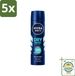 Nivea Men Dry Fresh Déodorant Spray - 150 ml - 5 Stuks