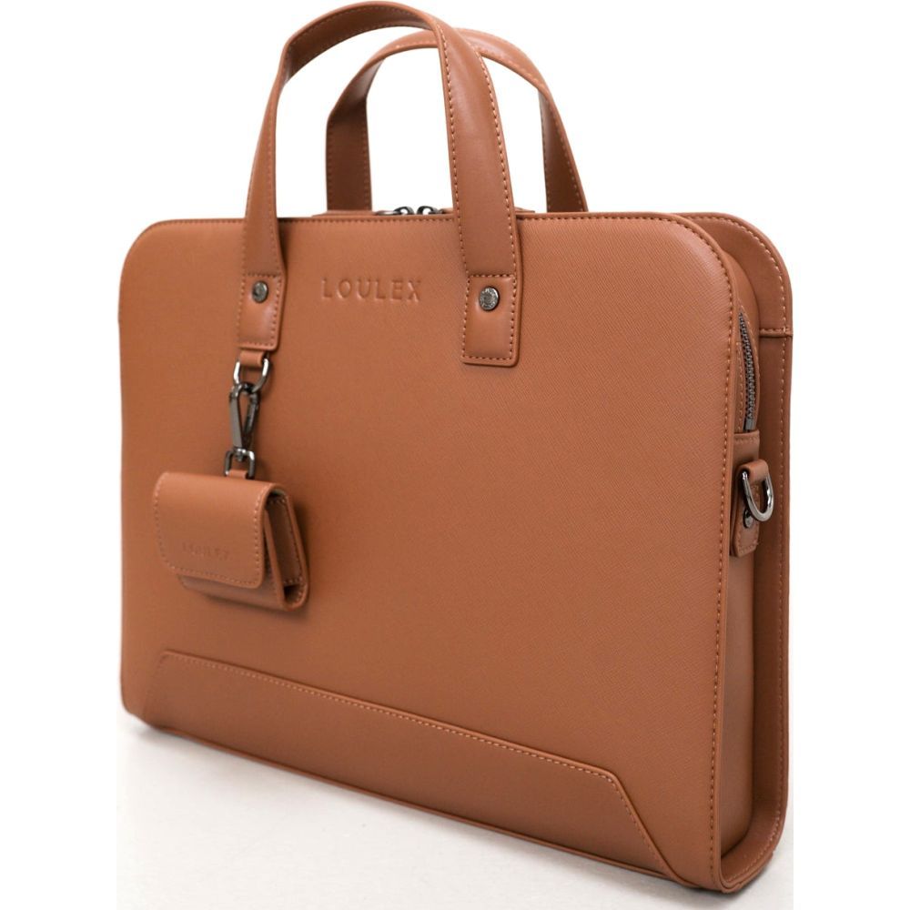 LOULEX Briefcase brown