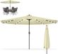 Parasol suspendue 350 cm beige