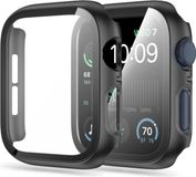 Tech-Protect Defense360 hoesje met gehard glas, compatibel met Apple Watch 5 (44 mm), noir
