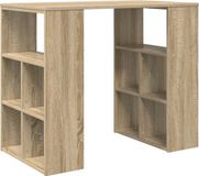 vidaXL Bureau Sonoma Eiken Bewerkt Hout 90 x 50 x 75 cm