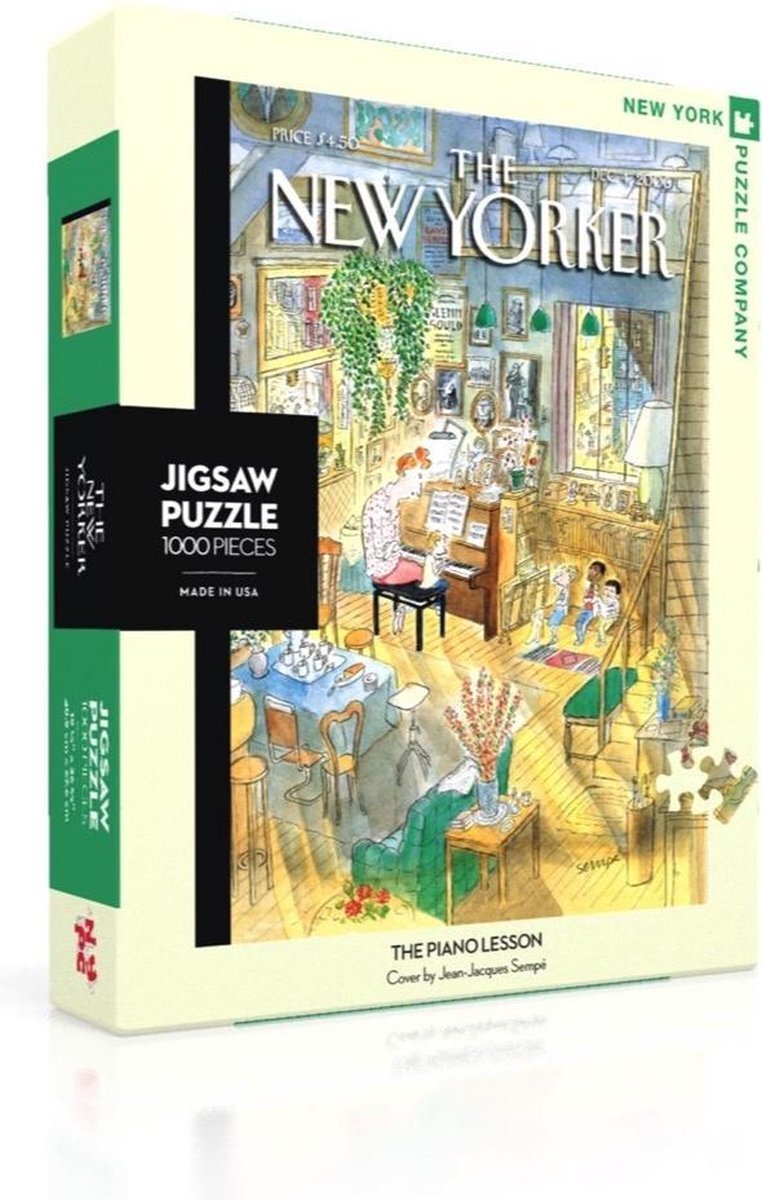 The New York Puzzle Company The Piano Lesson - NYPC New Yorker Collectie Puzzel 1000 Stukjes