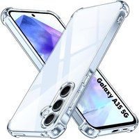Phonillico® Case voor Samsung Galaxy A35 5G - Schokbestendige bescherming Zacht TPU Transparant
