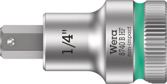 Wera 8740 B HF 05003089001 Dop (zeskant) Dopsleutelinzetstuk 1/4 3/8 (10 mm)