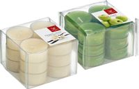 Trend Candles Bougies parfumées chauffe-plat - 24 pièces - pomme fraîche et vanille