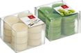 Trend Candles Bougies parfumées chauffe-plat - 24 pièces - pomme fraîche et vanille