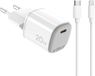 Celly Thuislader + USB-C naar Lightning Kabel – MFI- 20 Watt - GaN technologie - Snel opladen
