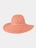 Hatland Belle - Toyo flaphoed met brede rand - Rood