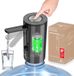 KitchenBoss Elektrische Waterpomp voor Waterfles 5 Gallon, USB-Oplaadbare Flessenwaterdispenser, Draagbare Waterpomp voor Flessen 3,8-18,9L, voor Thuis, Kantoor & Camping