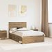 Maison Exclusive Lit exclusif - Structure de lit en chêne massif artisanal, dimensions 120 x 190 cm, en bois de pin massif