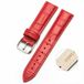 By Qubix Qubix Crocodile Leren Bandje Rood Geschikt voor Huawei Watch GT 6 / GT 7 / GT 6 Pro / GT 7 Pro - 46mm