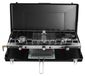 Grill de camping portable - brasero pliable - acier laminé à froid résistant - revêtement antirouille - résistant à la chaleur - noir