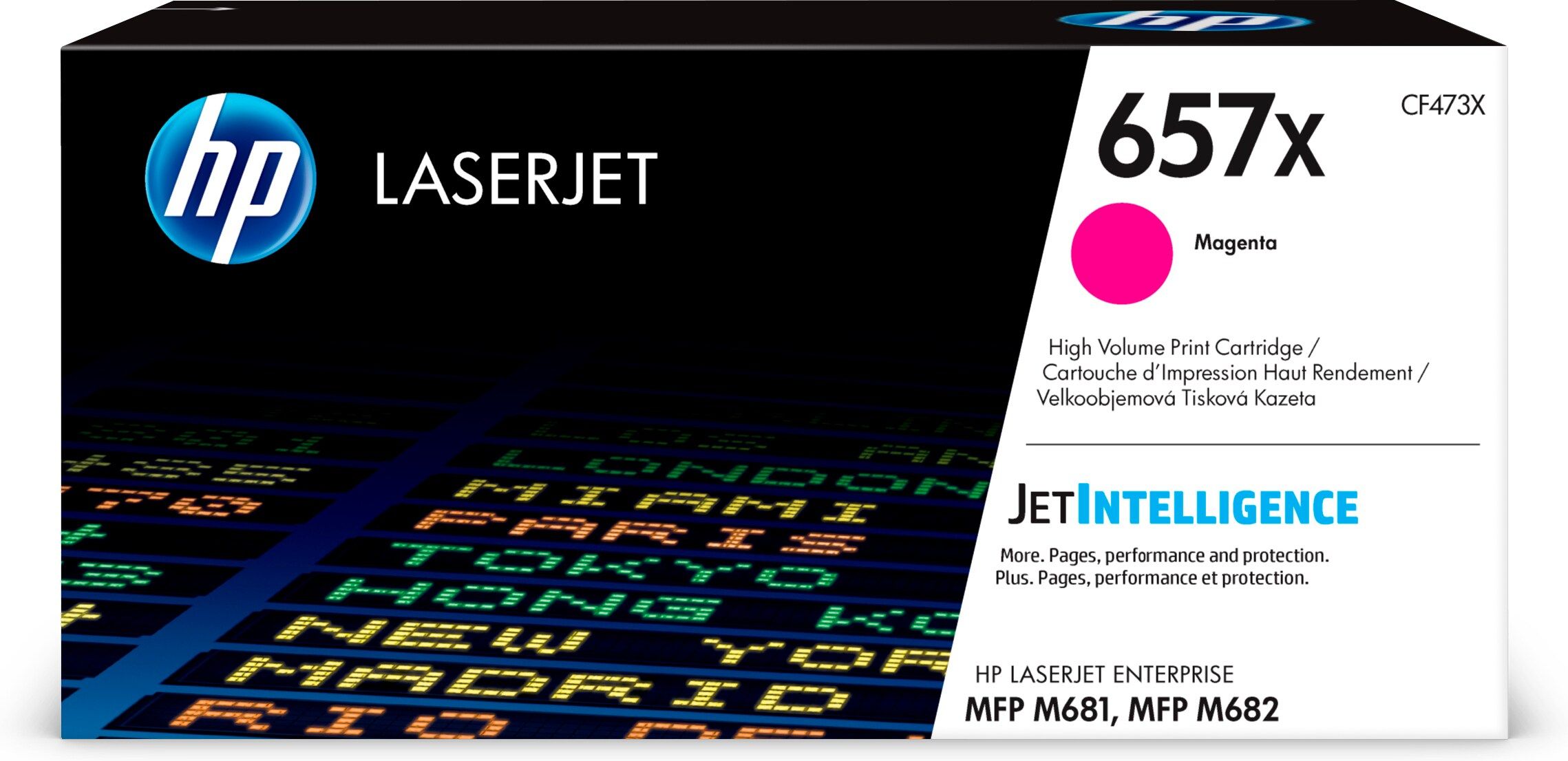 HP 657X High Capacity Magenta Toner Cartridge - Original