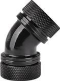 Thermaltake Pacific G1/4 Petg Tube 45-Degree Dual Compression 16Mm Od – Black Waterkoelinghoekverbinder