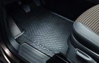 Originele Volkswagen Originele VW Amarok rubberen vloermatten voor en achter zwart voor dubbele cabine 2H1061500A 82V 4 stuks