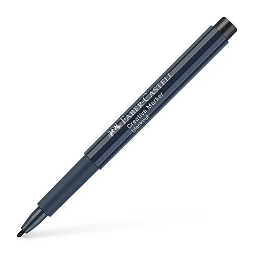 Faber-Castell Faber Castell Marker Metallics Black Out 1,5 Mm 199 Zwart