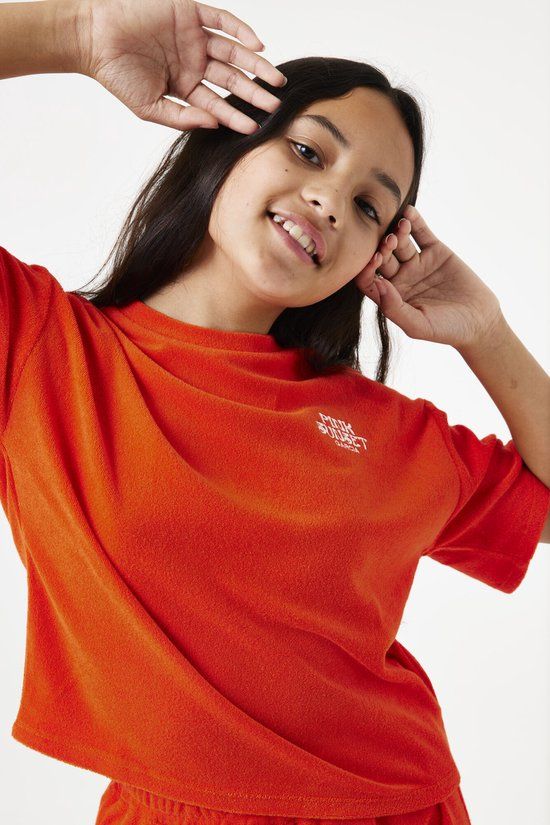 Garcia Meisjes T-shirt Oranje Korte mouw