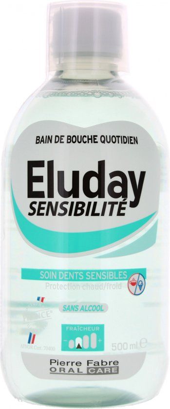 Pierre Fabre Oral Care Eluday Sensitivity Dagelijks Mondwater 500 ml