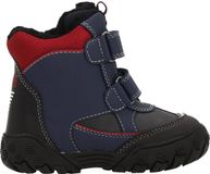 GEOX B GULP B BOY ABX Blauw Kinder Veterboots Leer Klittenband Waterdicht Maat 20