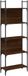 vidaXL Boekenkast - 5-laags - 60,5x24x166,5 cm - Bewerkt Hout - Bruineiken