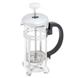 Garcia de Pou Koffie- of theepers van roestvrij staal, zilverkleurig, 350 ml, 19 x 8,5 cm